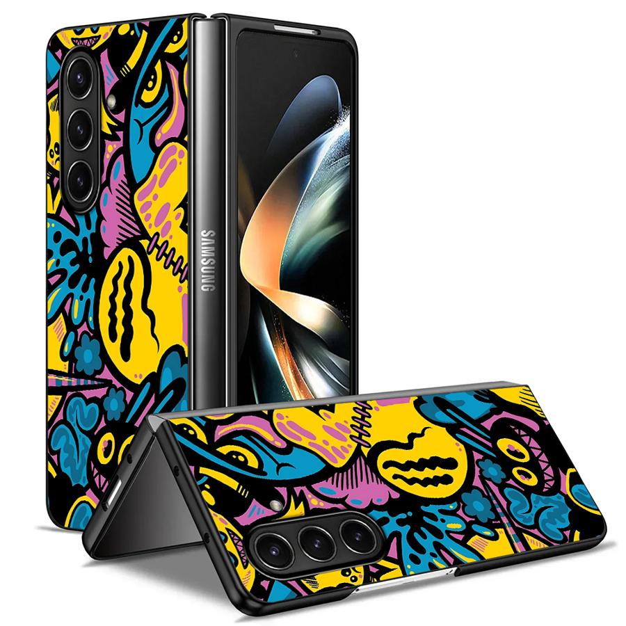 Cartoon Graffiti Design Case f - Phone Cases Z Fold 7 recension och pris