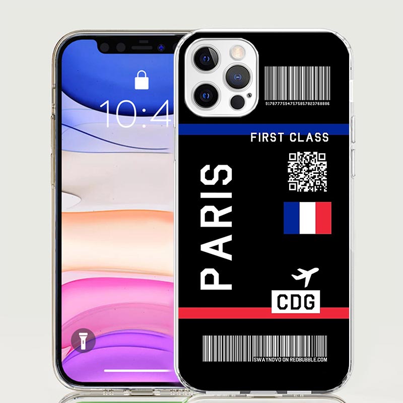 Airline Ticket Barcode Phone C - Phone Cases Aviation recension och pris