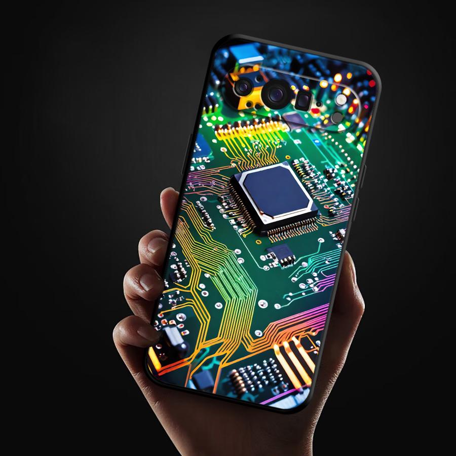 Retro Circuit Board Funda Phon - Phone Cases Google Pixel 9 recension och pris