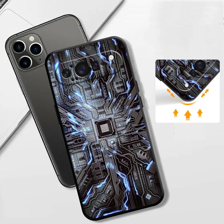 Retro Circuit Board Funda Phon - Phone Cases Google Pixel 9 recension och pris