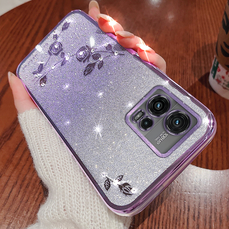 Plating Floral Case for Motoro - Phone Cases Moto G recension och pris
